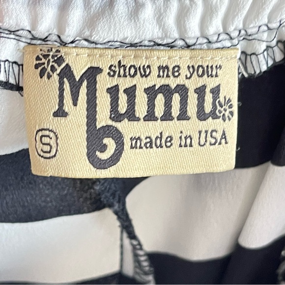 SMYM Striped Wide Leg Pants S EUC - Picture 4 of 4